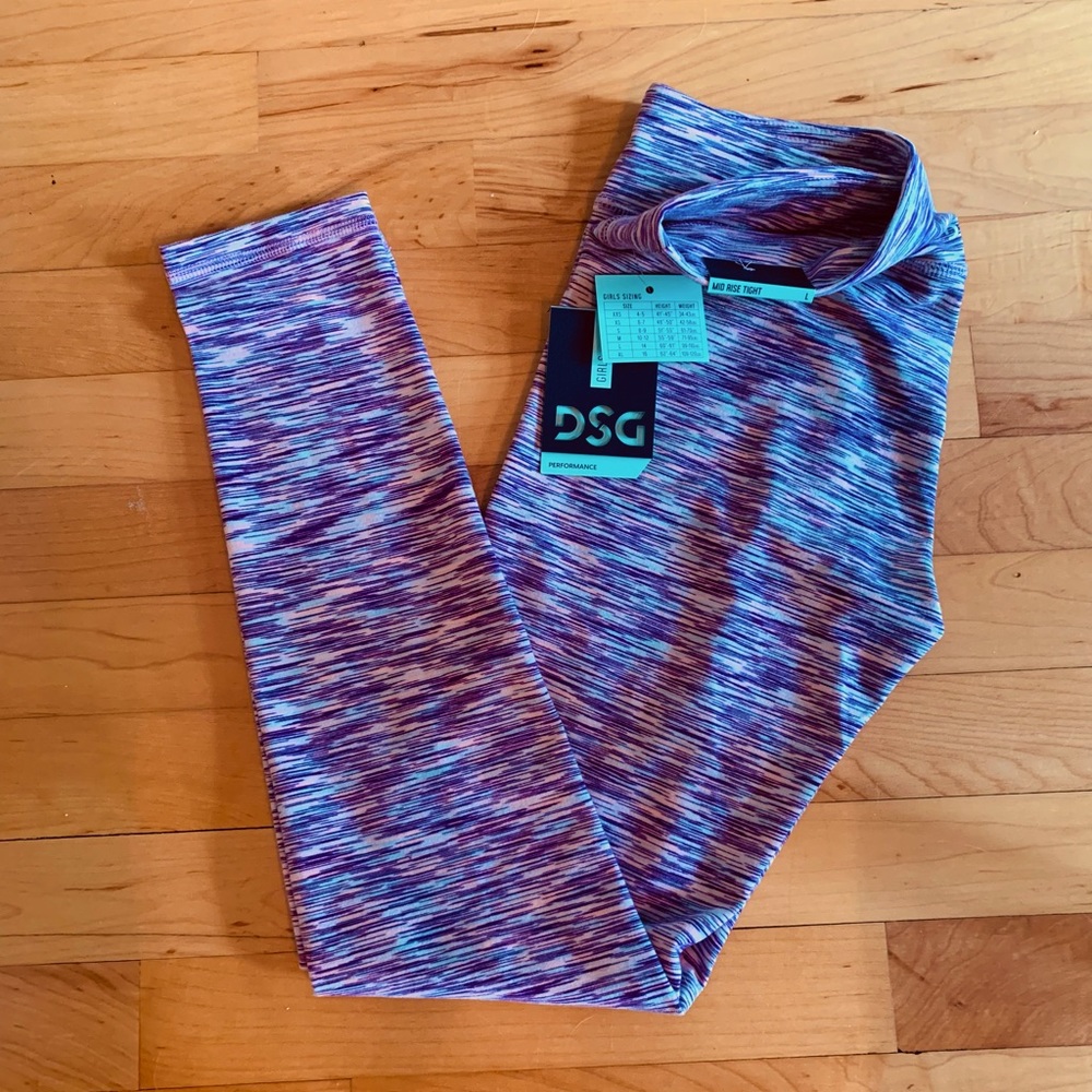 DSG girls leggings mid rise size L